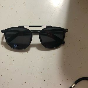 Rare Ferragamo olive green sunglasses